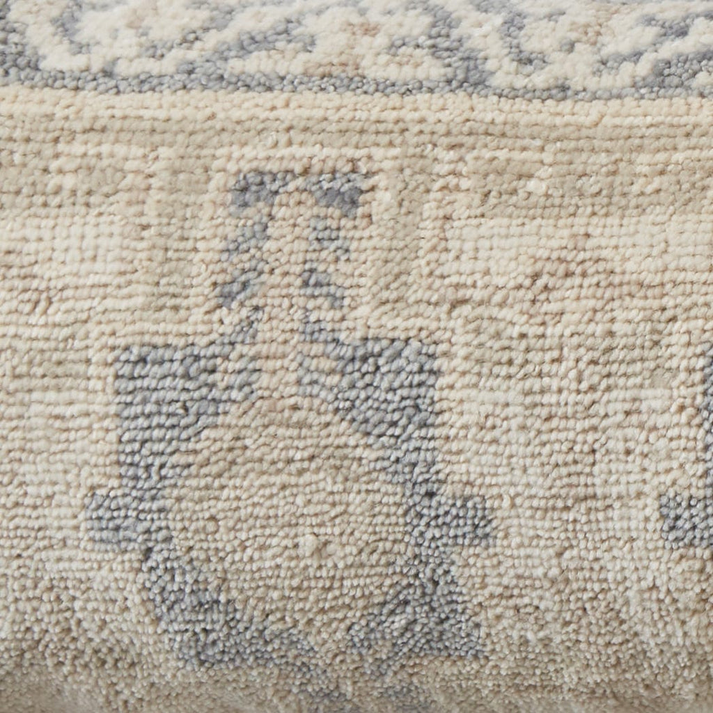 Decorative Lumbar Pillow with Symmetrical Pattern | Extra-Long Design